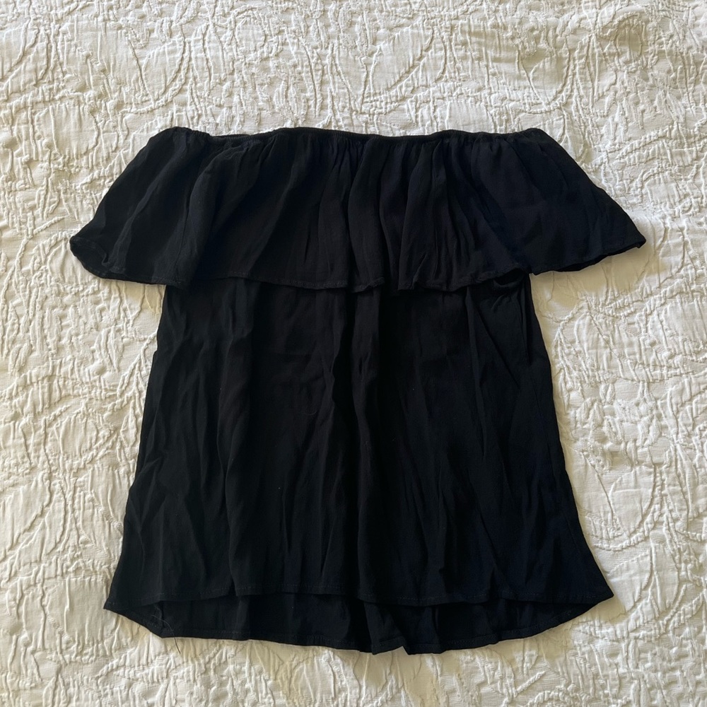 Sanctuary Black Off the Shoulder Top